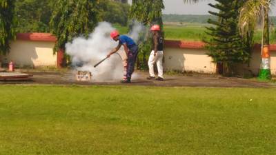 One day Seminer fire and safety training. 10