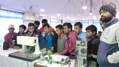 Seminar on CNC Machine cum Demonstration.  By Abhijit Nag and Saswata Mukhopadhyay.  Trainer. MULTIFAB Hi-tech Solution. Durgapur. 6