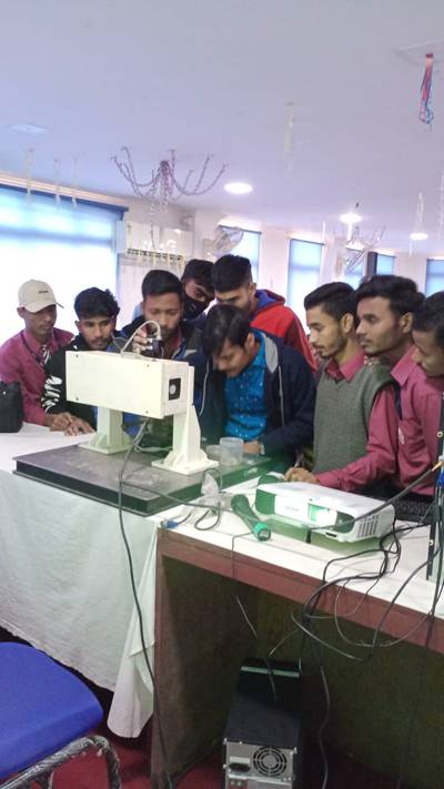 Seminar on CNC Machine cum Demonstration.  By Abhijit Nag and Saswata Mukhopadhyay.  Trainer. MULTIFAB Hi-tech Solution. Durgapur. 8